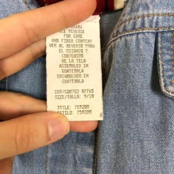 VINTAGE DENIM DRESS - Picture 7 of 7